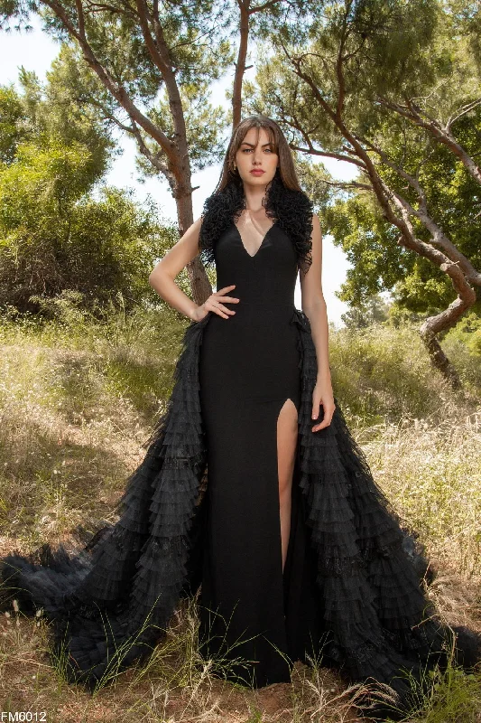Party Dresses with Embroidered Party Animals and Colorful Sequins for Ladies' Themed Party FunAzzure Couture FM6012 Party Dresses with Embroidered Party Animals and Colorful Sequins for Ladies' Themed Party FunAzzure Couture FM6012