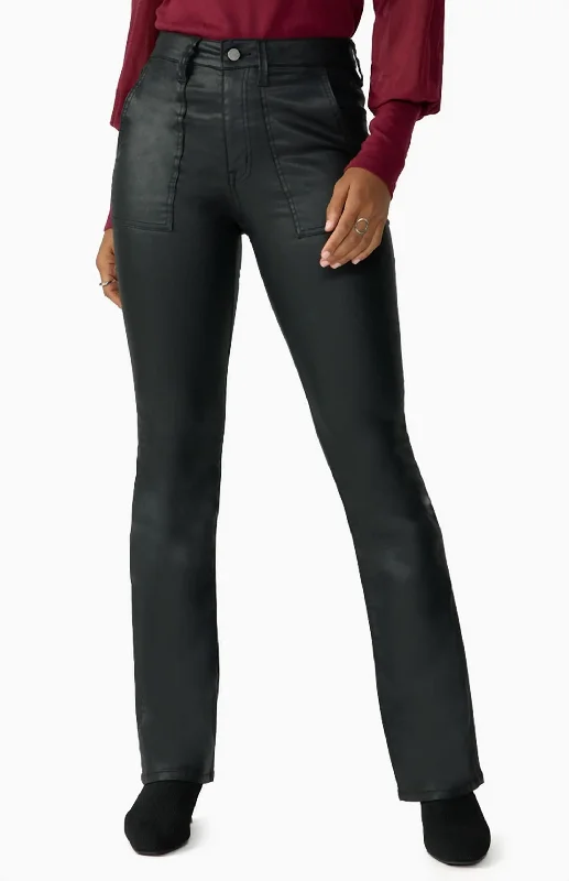 Distressed boyfriend jeans for women in a laid - back styleBirdy Flare Pants In Black