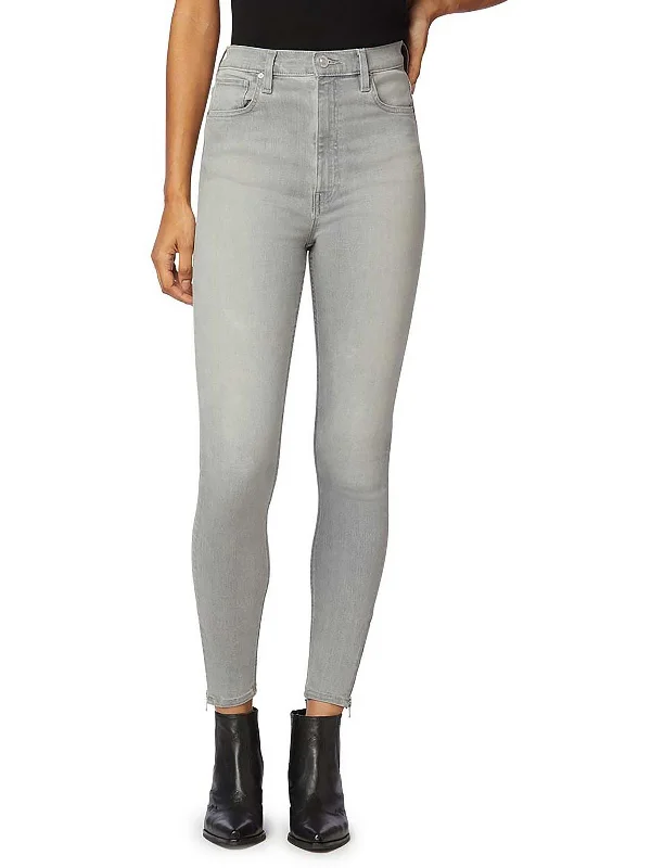 Thermal lined jogger pants for women in a warm and sporty styleCenterfold Womens High Rise Ankle Skinny Jeans