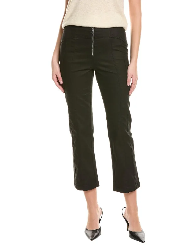 Patchwork wide leg denim pants for women in a creative and unique styleCinq à Sept Loren Pant