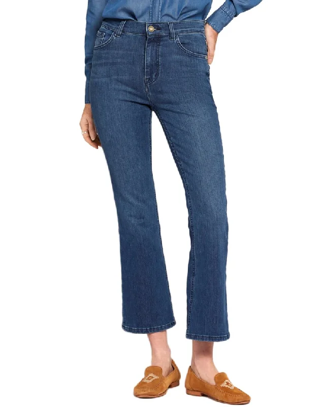 Lightweight wide leg hiking pants for women in outdoor activitiesCurrent/Elliott The Boulevard Vista Bootcut Jean