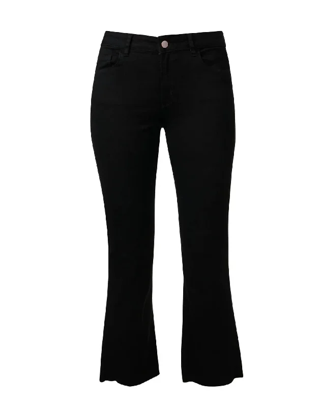 High waisted cargo joggers for women in a practical styleDenim Bootcut Jean In Black High waisted cargo joggers for women in a practical styleDenim Bootcut Jean In Black