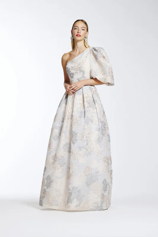 Party Dresses with Sequined Bodice and Chiffon Skirt for Ladies' Elegant ContrastFrascara 4445 Party Dresses with Sequined Bodice and Chiffon Skirt for Ladies' Elegant ContrastFrascara 4445