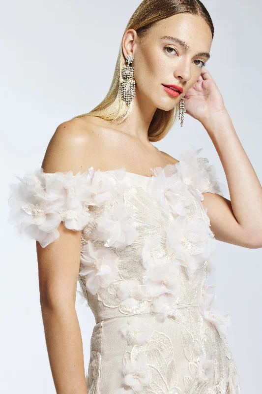 Long Party Dresses with Train for Ladies' Red Carpet EventsFrascara 4455