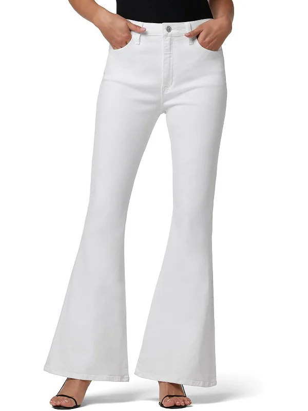 Trousers with back pockets for women in functionalityHeidi Womens High-Rise Stretch Flare Jeans