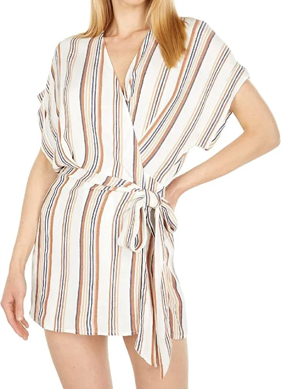 High waisted cargo pants for women in military styleIvy Romper In Dune