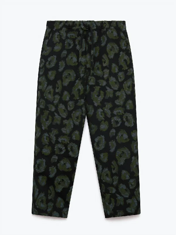 Tartan check pants for women in a traditional - modern styleKurt Trouser In Black/khaki Tartan check pants for women in a traditional - modern styleKurt Trouser In Black/khaki