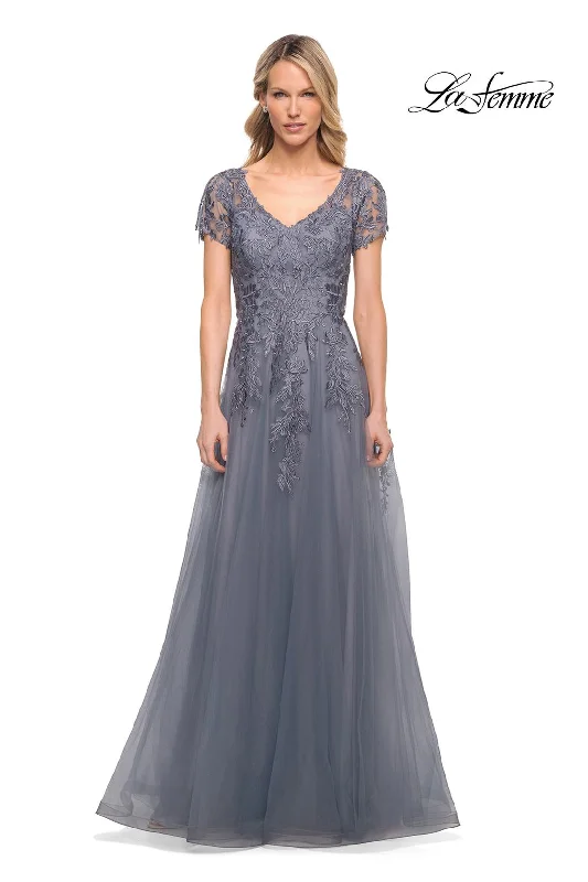 Strapless Party Dresses with Beaded Bodice for Ladies' Special OccasionsLa Femme 29164 Strapless Party Dresses with Beaded Bodice for Ladies' Special OccasionsLa Femme 29164