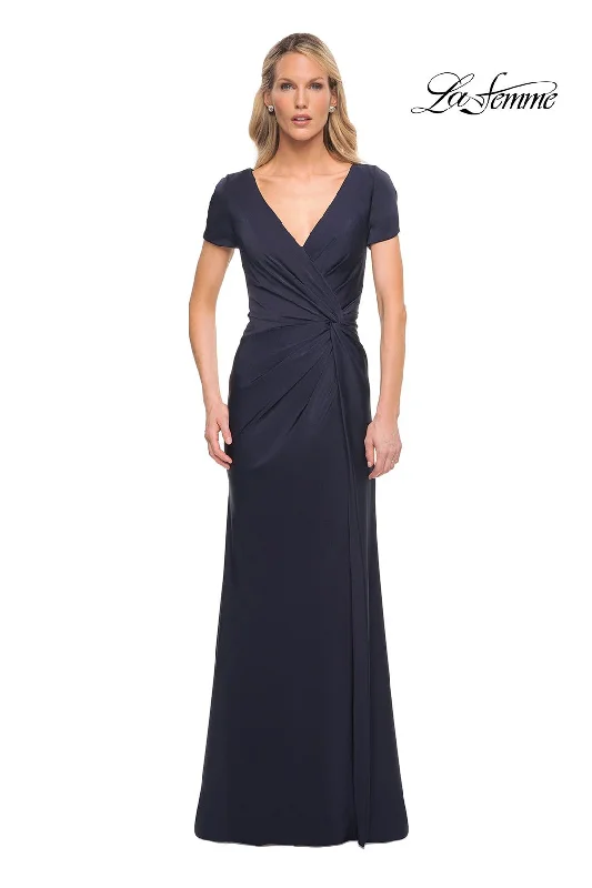 Polka Dot Party Dresses with Bow Accents for Ladies' Playful LookLa Femme 29926