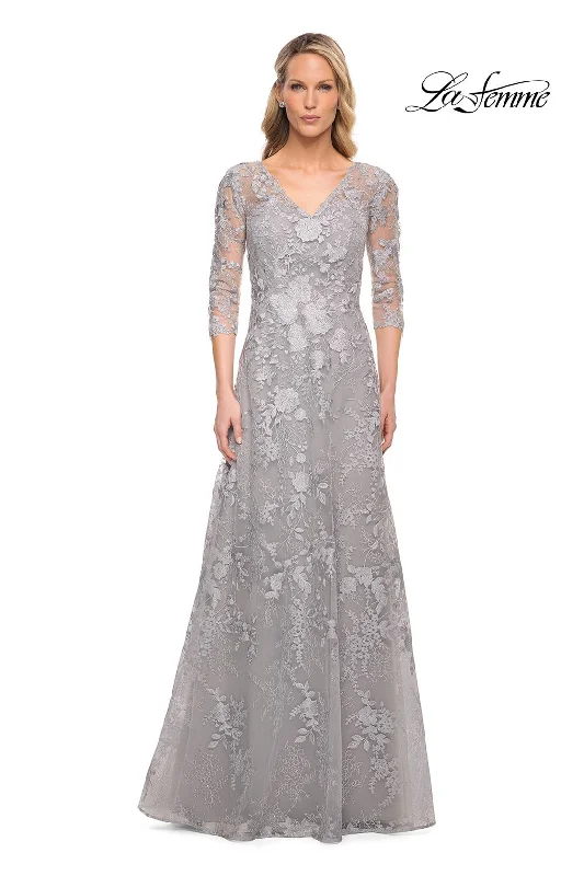 Sheath Style Velvet Party Dresses for Ladies' Evening GalasLa Femme 29989