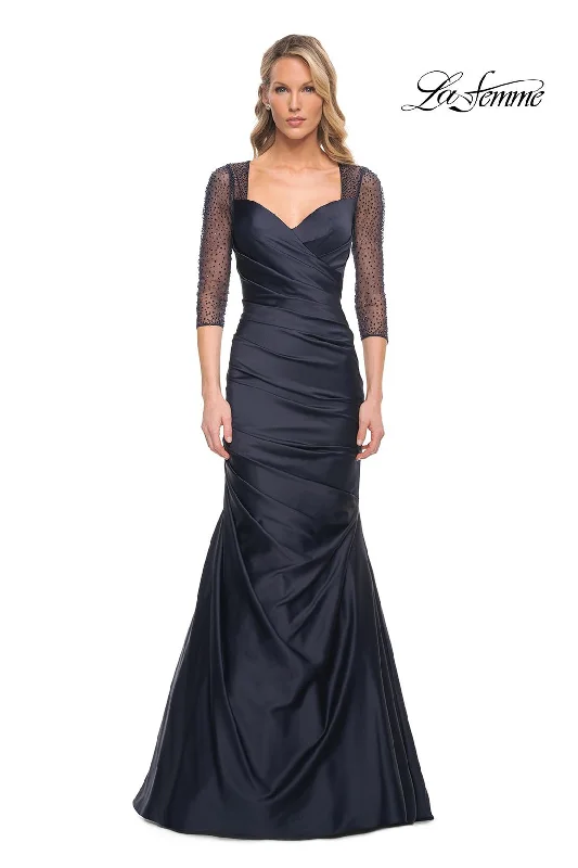 Sexy Backless Satin Party Dresses for Ladies' Night OutLa Femme 30138