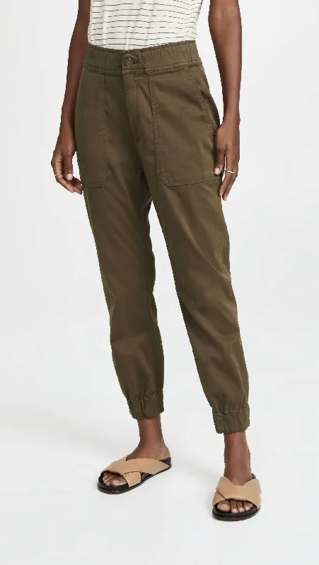 Patchwork wide leg pants for women in a creative and unique styleLaura Jogger In Larimore