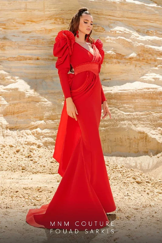 Sleeveless Chiffon Party Dresses with Slit for Ladies' Cocktail PartiesMNM Couture 2770 Sleeveless Chiffon Party Dresses with Slit for Ladies' Cocktail PartiesMNM Couture 2770