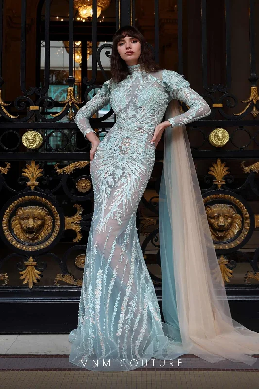 A Line Tulle Party Dresses for Ladies with Petite FiguresMNM Couture K4008