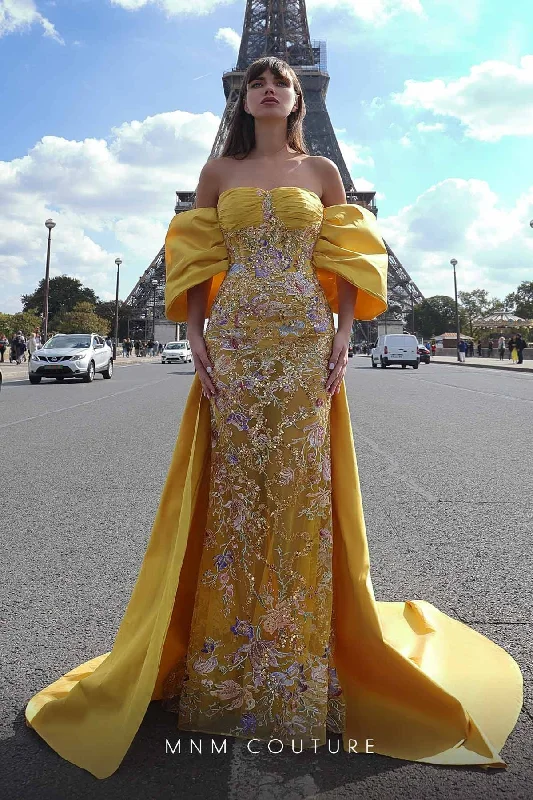 Elegant Long Sleeve Lace Party Dresses for Ladies' Formal EventsMNM Couture K4011