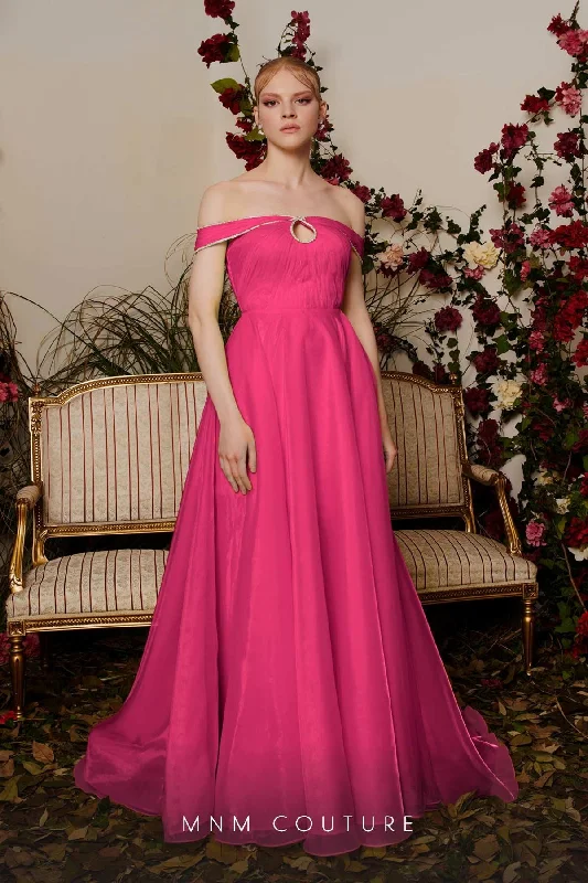 Party Dresses with Pleated Tulle Skirt and Sequined Geometric Shapes and Lace Overlay for Ladies' Princess and Feminine LookMNM Couture N0484 Party Dresses with Pleated Tulle Skirt and Sequined Geometric Shapes and Lace Overlay for Ladies' Princess and Feminine LookMNM Couture N0484