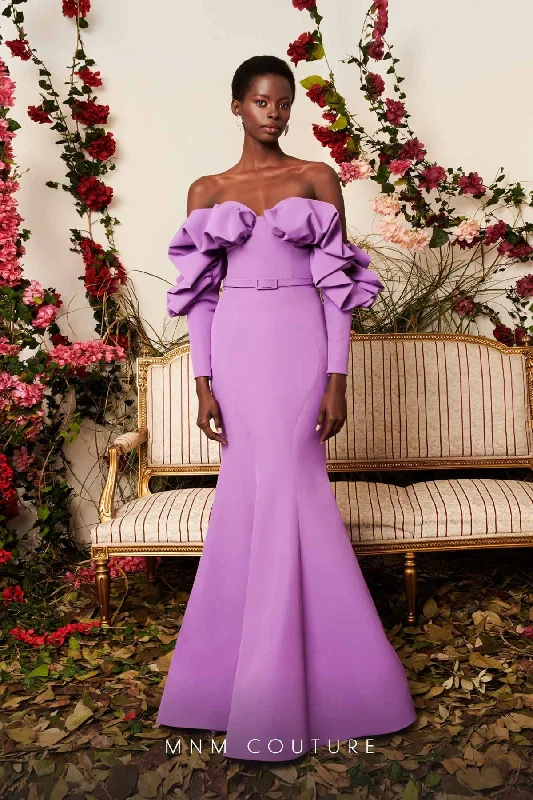 Lace Trimmed Party Dresses with Bow Back for Ladies' Dainty and Feminine LookMNM Couture N0512 Lace Trimmed Party Dresses with Bow Back for Ladies' Dainty and Feminine LookMNM Couture N0512