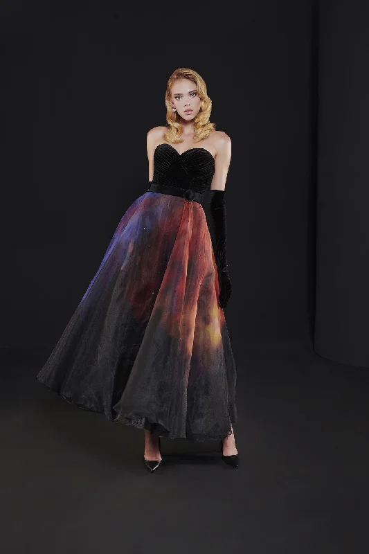 Gothic Style Party Dresses with Lace Trim for Ladies' Halloween PartiesMNM Couture N0517 Gothic Style Party Dresses with Lace Trim for Ladies' Halloween PartiesMNM Couture N0517