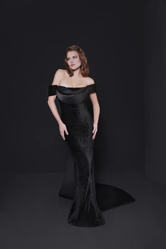 Beaded Party Dresses with Tulle Skirt for Ladies' Formal DancesMNM Couture N0519