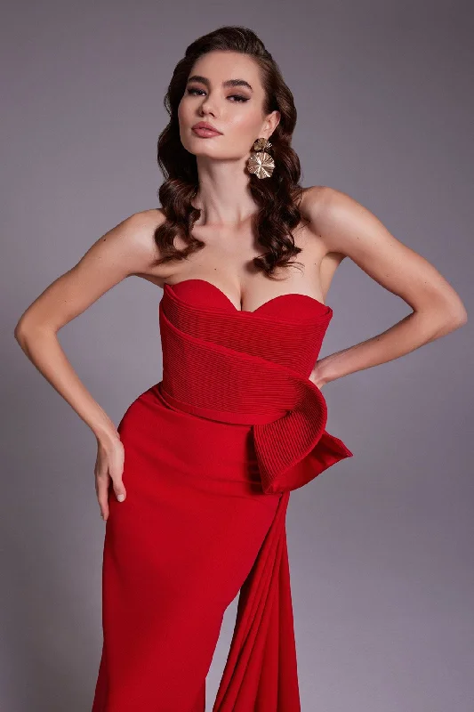 Backless Party Dresses with Rhinestone Embellishments for Ladies' Sexy LookMNM Couture N0520 Backless Party Dresses with Rhinestone Embellishments for Ladies' Sexy LookMNM Couture N0520