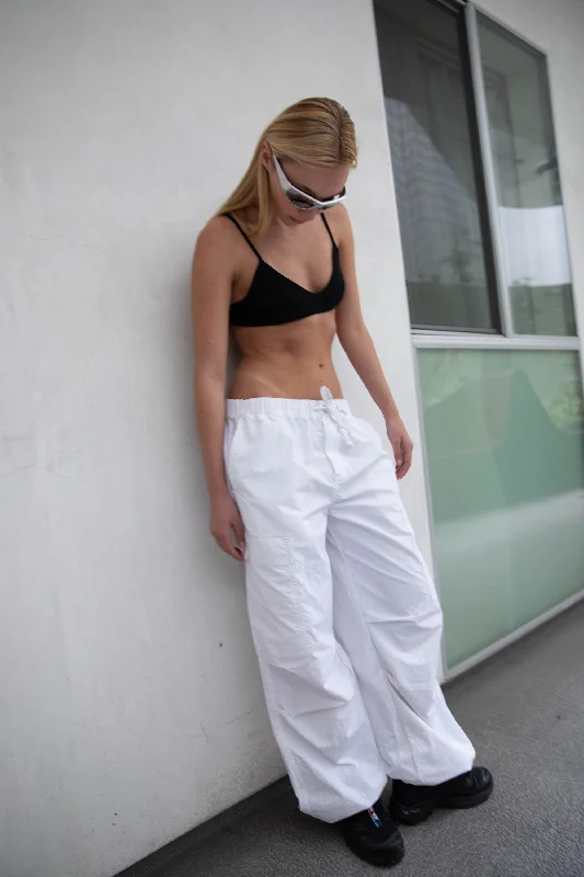 High waisted wide leg pants for women in summerWIDE LEG PARACHUTE PANT