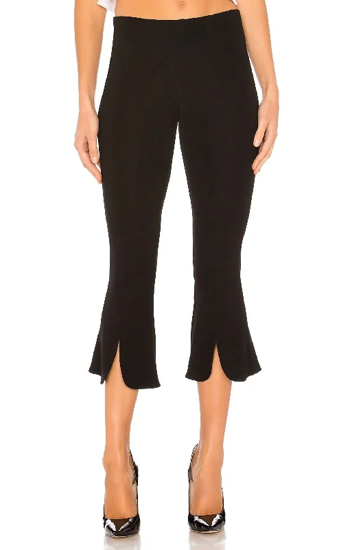 Plaid cigarette pants for women in a classic - trendy styleP Shaw Pant In Black