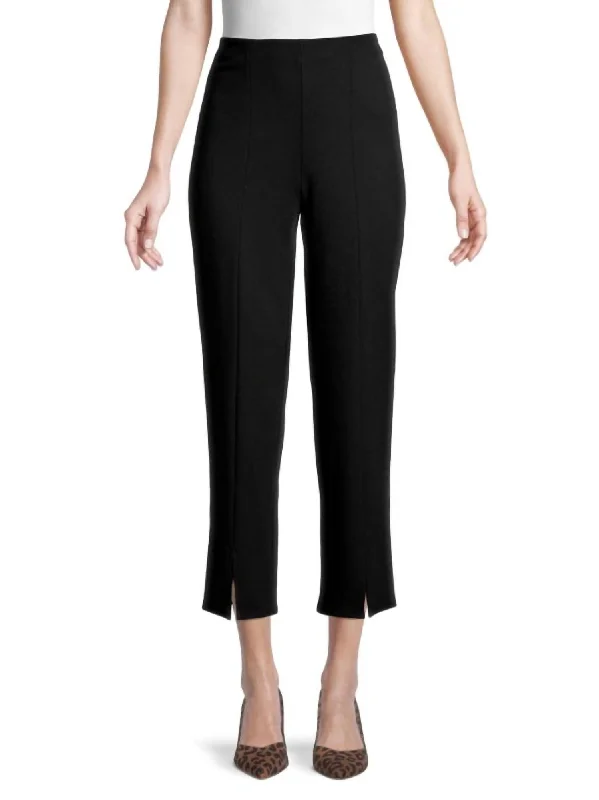 Culottes with ruffled hem for women in a feminine stylePipe Dream Pants In Black