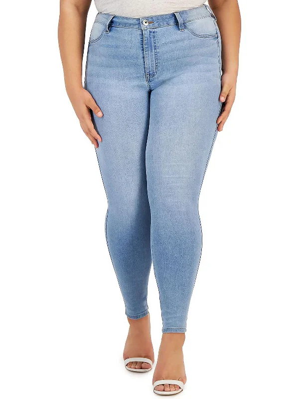 Striped cigarette pants for women in a modern and sleek lookPlus Womens High Rise Stretch Skinny Jeans Striped cigarette pants for women in a modern and sleek lookPlus Womens High Rise Stretch Skinny Jeans