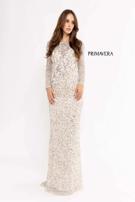 Party Dresses with Embroidered Party Animals and Colorful Sequins for Ladies' Themed Party FunPrimavera 13105 Party Dresses with Embroidered Party Animals and Colorful Sequins for Ladies' Themed Party FunPrimavera 13105