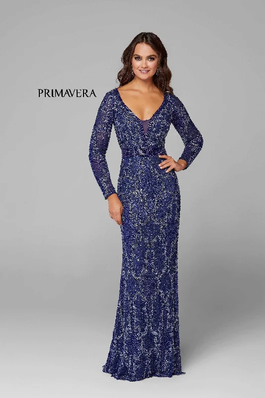 Puff Sleeve Party Dresses with Bell Bottom for Ladies' 80s Style PartyPrimavera 3676 Puff Sleeve Party Dresses with Bell Bottom for Ladies' 80s Style PartyPrimavera 3676