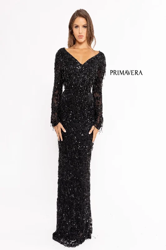 Tulle Party Dresses with Beaded Waistband for Ladies' Defined Waist and Graceful LookPrimavera 3954 Tulle Party Dresses with Beaded Waistband for Ladies' Defined Waist and Graceful LookPrimavera 3954