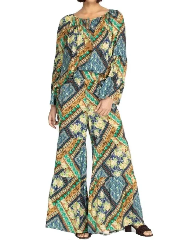 Corduroy pants for women in winterRivera Tiered Pants In Multi