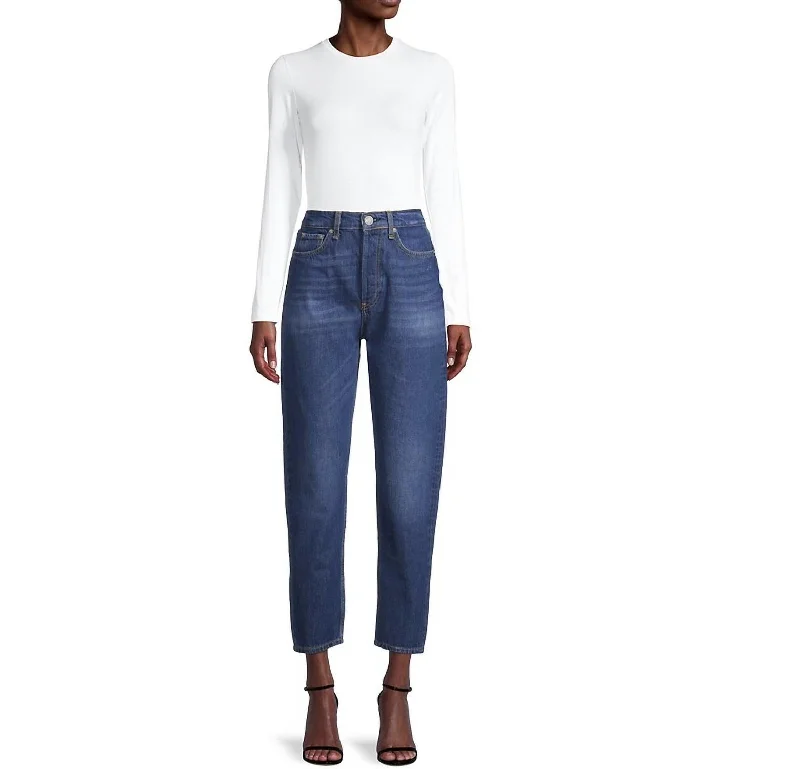 Tartan pants for women in a Scottish patternRyan High Rise Five Pocket Style Jeans In Jasper