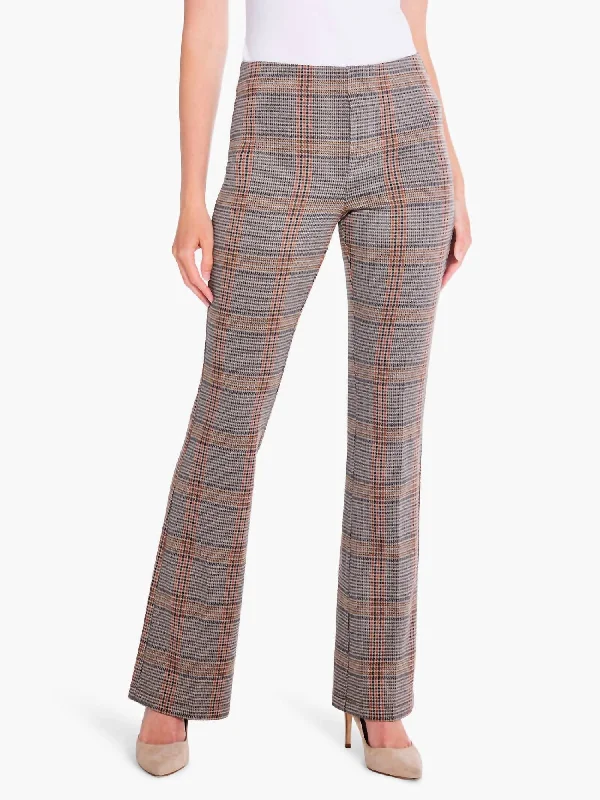 Flowy maxi pants for women in a beachy styleSketched Plaid Bootcut Pant In Neutral Multi Flowy maxi pants for women in a beachy styleSketched Plaid Bootcut Pant In Neutral Multi