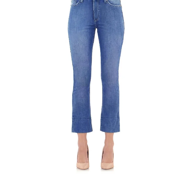 Wide leg cotton blend pants for women in a breathable and stylish styleStarlet Bootcrop Jeans In Feeling Good