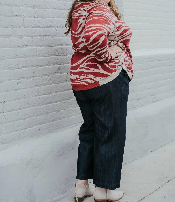 Metallic pants for women to shineSummer Day Denim Pant - Plus In Black