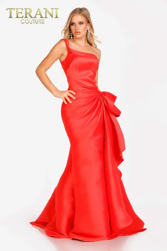 Organza Party Dresses with Sparkly Appliques for Ladies' Delicate and Dreamy LookTerani Couture 231P0049 Organza Party Dresses with Sparkly Appliques for Ladies' Delicate and Dreamy LookTerani Couture 231P0049
