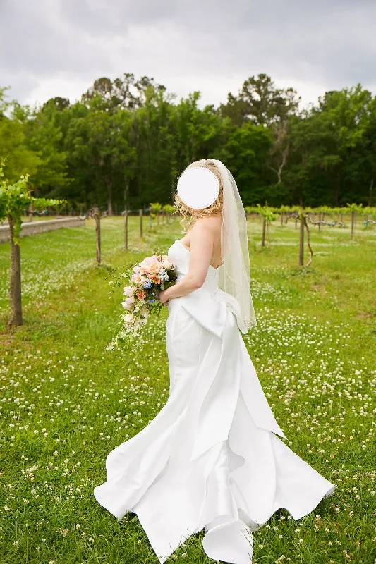 Wedding Dresses with Embroidered Tribal Patterns and Satin Sash and Beaded Waistband and Tulle Skirt and Belt for a Cultural and Glamorous LookAnne Barge Vivienne Wedding Dresses with Embroidered Tribal Patterns and Satin Sash and Beaded Waistband and Tulle Skirt and Belt for a Cultural and Glamorous LookAnne Barge Vivienne