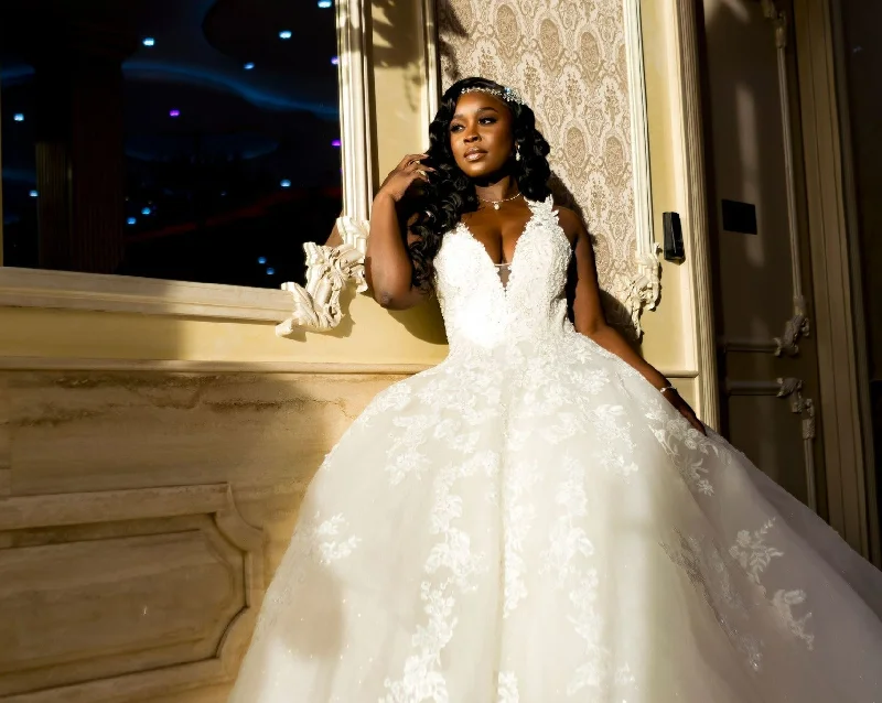 Wedding Dresses with High Low Sheer Skirt and Embroidered Birds and Sequined Floral Motifs for a Nature Inspired and Dramatic LookDemetrios 5105 Wedding Dresses with High Low Sheer Skirt and Embroidered Birds and Sequined Floral Motifs for a Nature Inspired and Dramatic LookDemetrios 5105