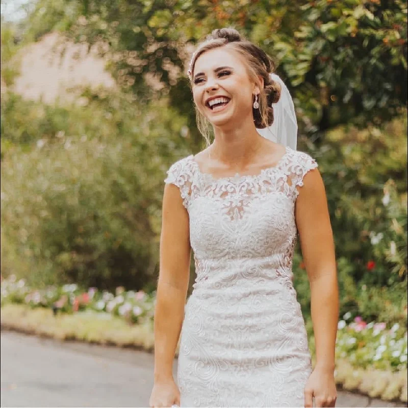 Wedding Dresses with Embroidered Paisley Patterns and Sequined Bodice and Tulle Skirt for an Exotic and Glamorous LookEssense of Australia D2322 Wedding Dresses with Embroidered Paisley Patterns and Sequined Bodice and Tulle Skirt for an Exotic and Glamorous LookEssense of Australia D2322