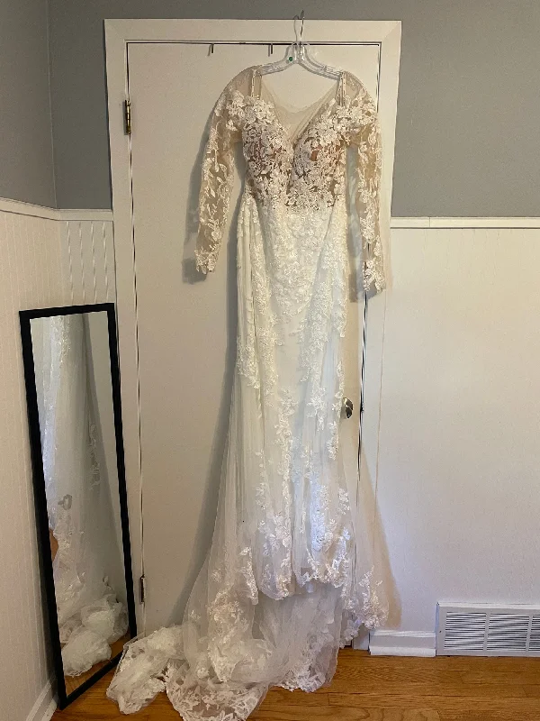 Wedding Dresses with Cut Out Details and Lace Insertions for a Bold and Feminine LookEssense of Australia D3284 Wedding Dresses with Cut Out Details and Lace Insertions for a Bold and Feminine LookEssense of Australia D3284