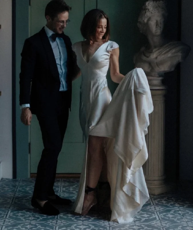 Ballroom Style Wedding Dresses with Beaded Belt and Long TrainJohanna Johnson The Hendricks Ballroom Style Wedding Dresses with Beaded Belt and Long TrainJohanna Johnson The Hendricks