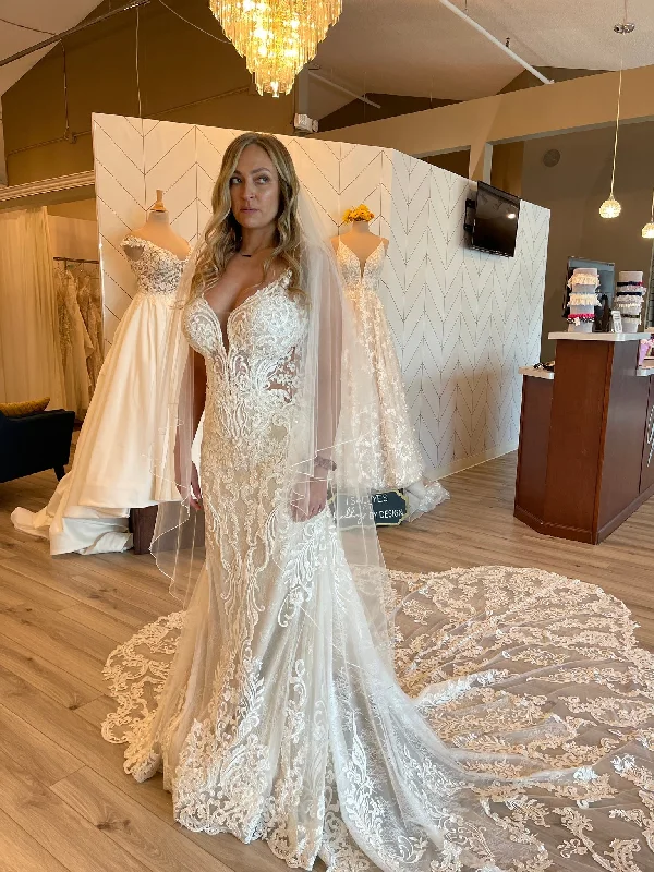 Wedding Dresses with Embroidered Floral Patterns and Tassel Hem and Sequined Bodice and Satin Sash for a Bohemian and Glamorous LookMartina Liana 1111 Wedding Dresses with Embroidered Floral Patterns and Tassel Hem and Sequined Bodice and Satin Sash for a Bohemian and Glamorous LookMartina Liana 1111