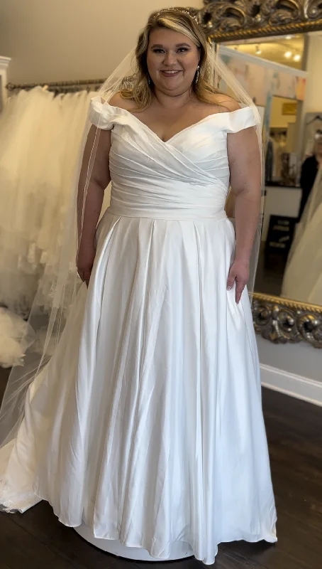 High Neck Wedding Dresses with Sheer Sleeves for a Modest LookOther Veronica Wedding Dress High Neck Wedding Dresses with Sheer Sleeves for a Modest LookOther Veronica Wedding Dress