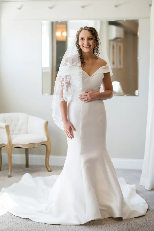 Wedding Dresses with Sheer Panels and Beaded Trim and Embroidered Paisley Patterns and Ruffled Hem and Belt for a Sultry and Exotic LookRebecca Ingram Josie Wedding Dresses with Sheer Panels and Beaded Trim and Embroidered Paisley Patterns and Ruffled Hem and Belt for a Sultry and Exotic LookRebecca Ingram Josie