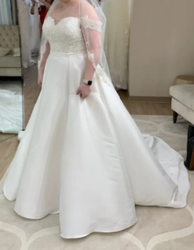 Wedding Dresses with Embroidered Party Animals and Colorful Sequins and Satin Sash for a Themed Party FunStella York 6763 Wedding Dresses with Embroidered Party Animals and Colorful Sequins and Satin Sash for a Themed Party FunStella York 6763