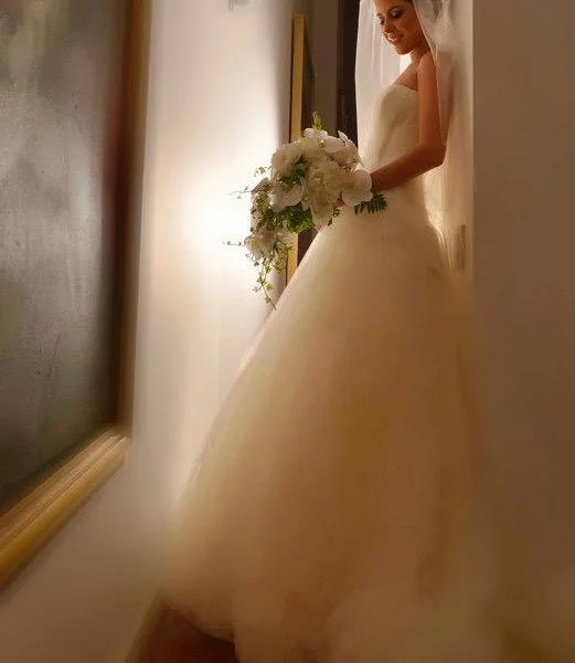Satin Wedding Dresses with Embroidered Bodice and Tulle Skirt for a Timeless LookVera Wang Jade Satin Wedding Dresses with Embroidered Bodice and Tulle Skirt for a Timeless LookVera Wang Jade
