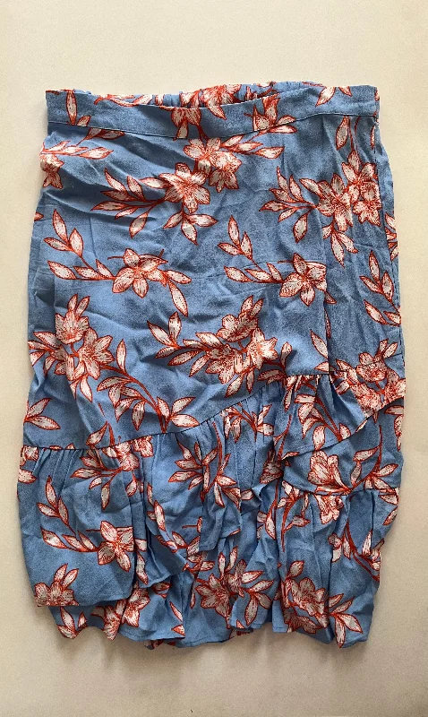 Wrap skirts in soft, flowing fabricsBlue Skirt Midi Talbots, Size Xl