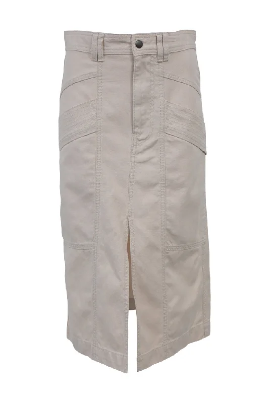 Women's high waisted A-line skirts for office[WW42627] Isabel Marant, Étoile | Midi Skirt