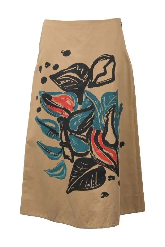 Leather pencil skirts for a sleek look[WW42192] Marni | Midi Skirt